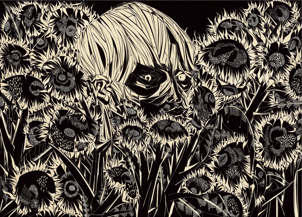 《梵高系列之十三》 70X50cm 2015年