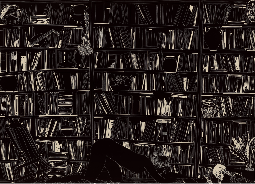 《万卷如雪》 70X50cm 2012年