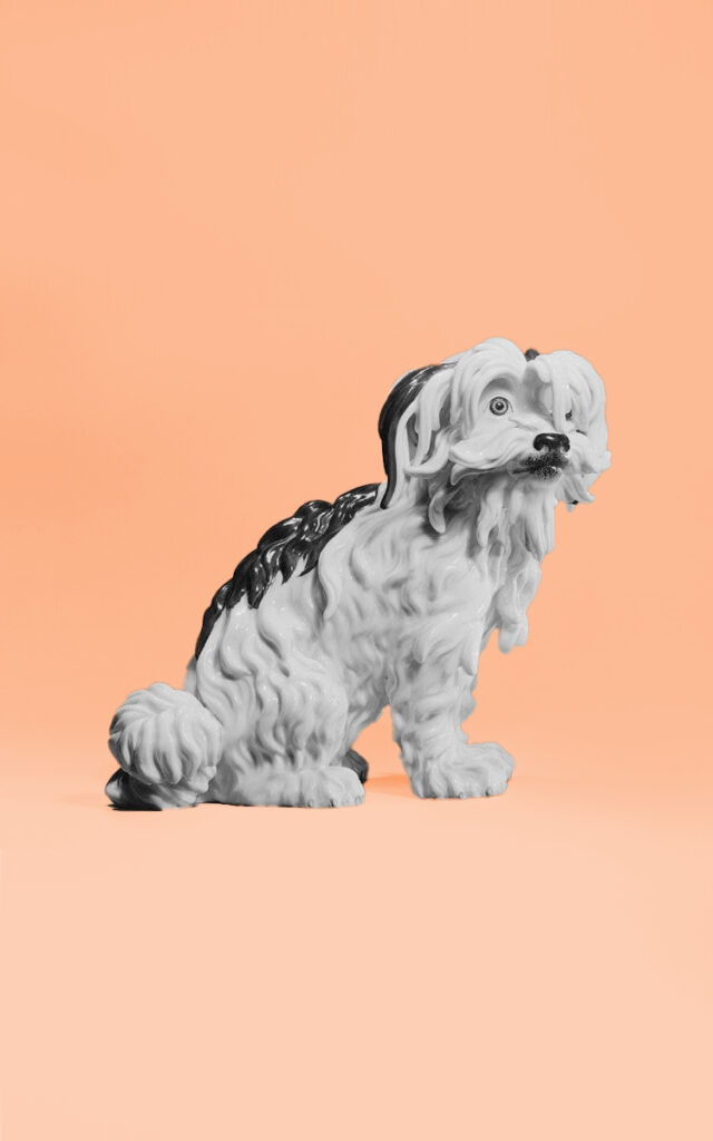 Bolognese Terrier 博洛尼亚犬 Russian，1811–1850，porcelain