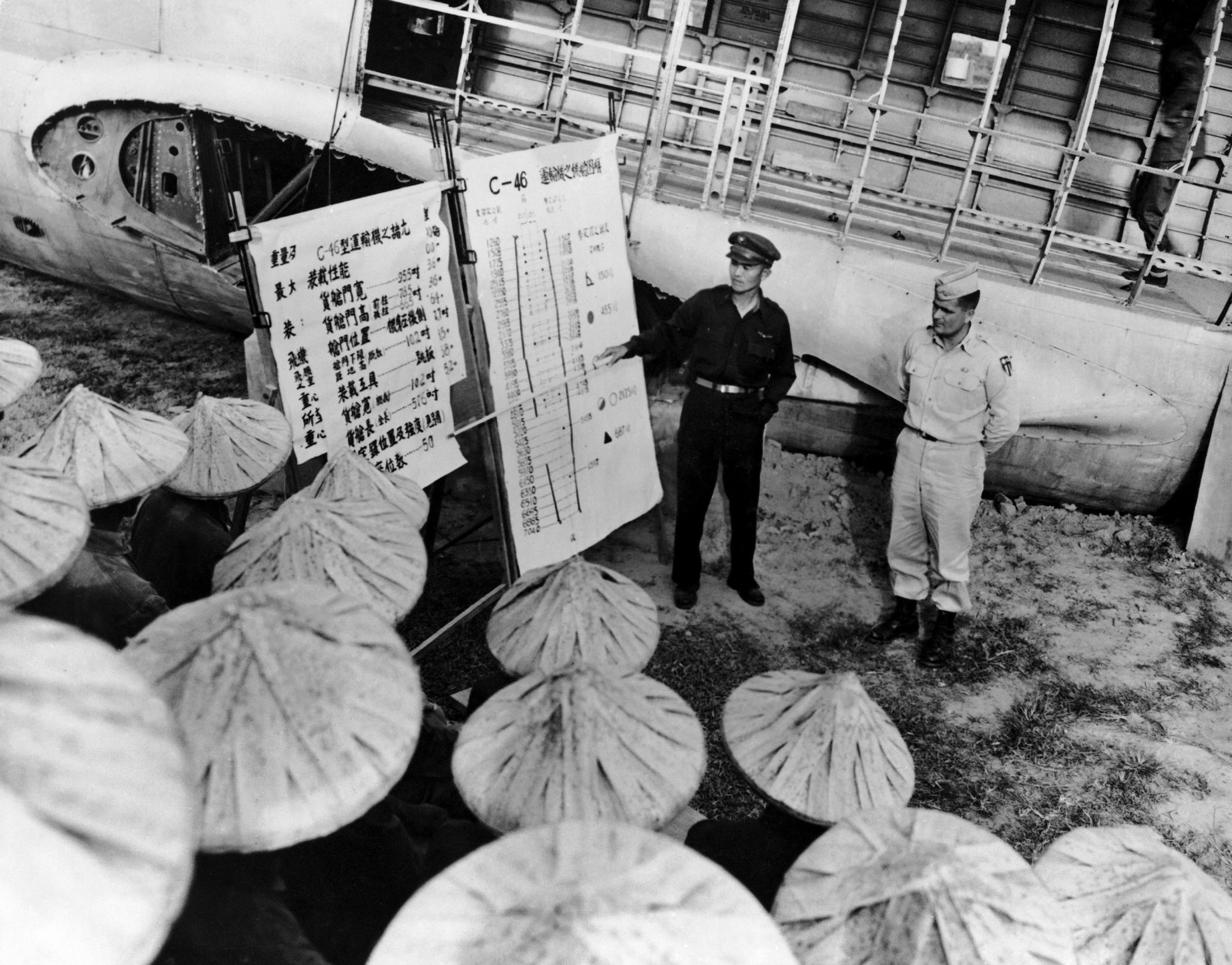 1950至1955年間，在台灣的國民黨軍隊士兵於砲兵學校接受訓練。（攝影／Keystone-France／Gamma-Keystone via Getty Images）