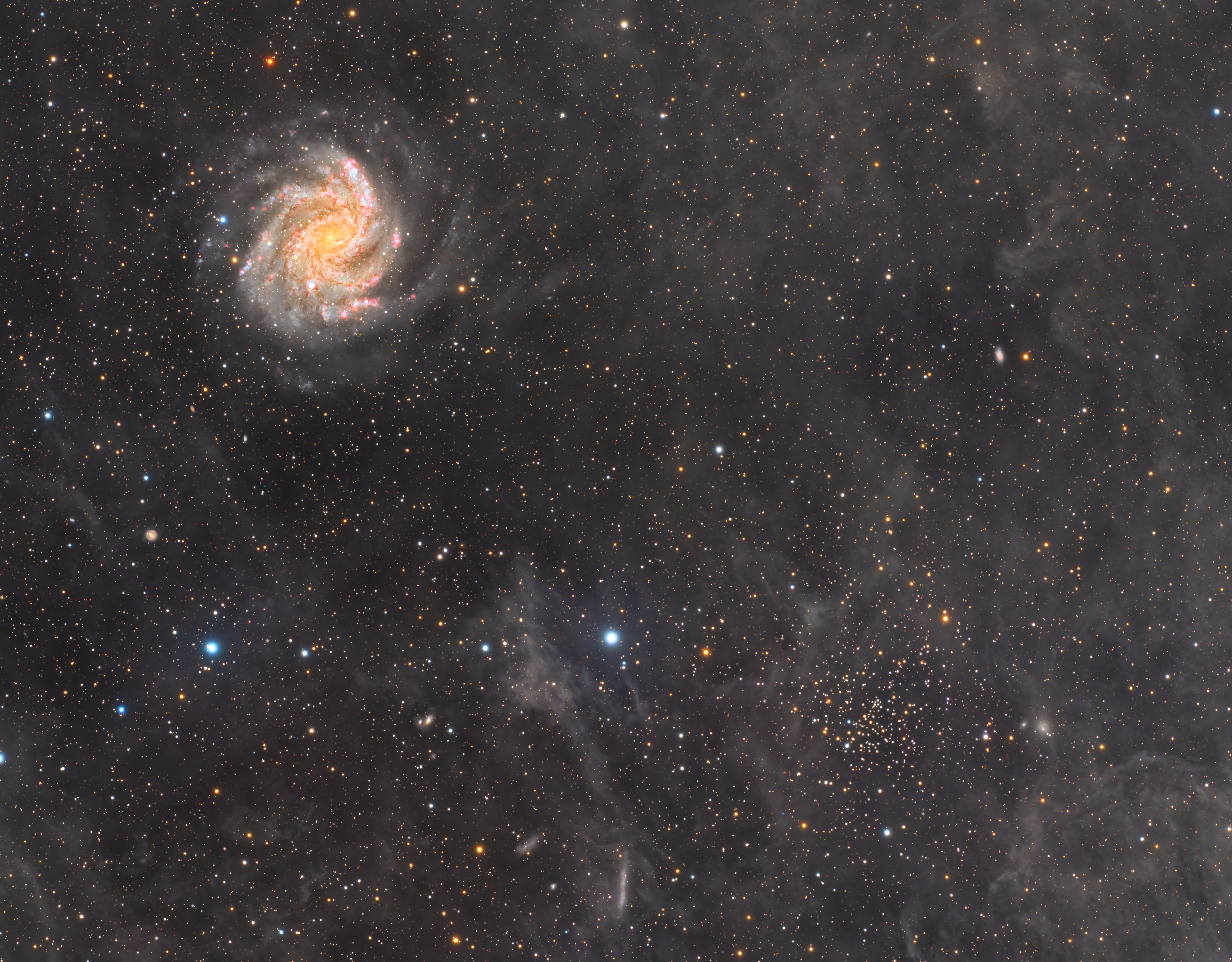 NGC 6946与NGC 6939