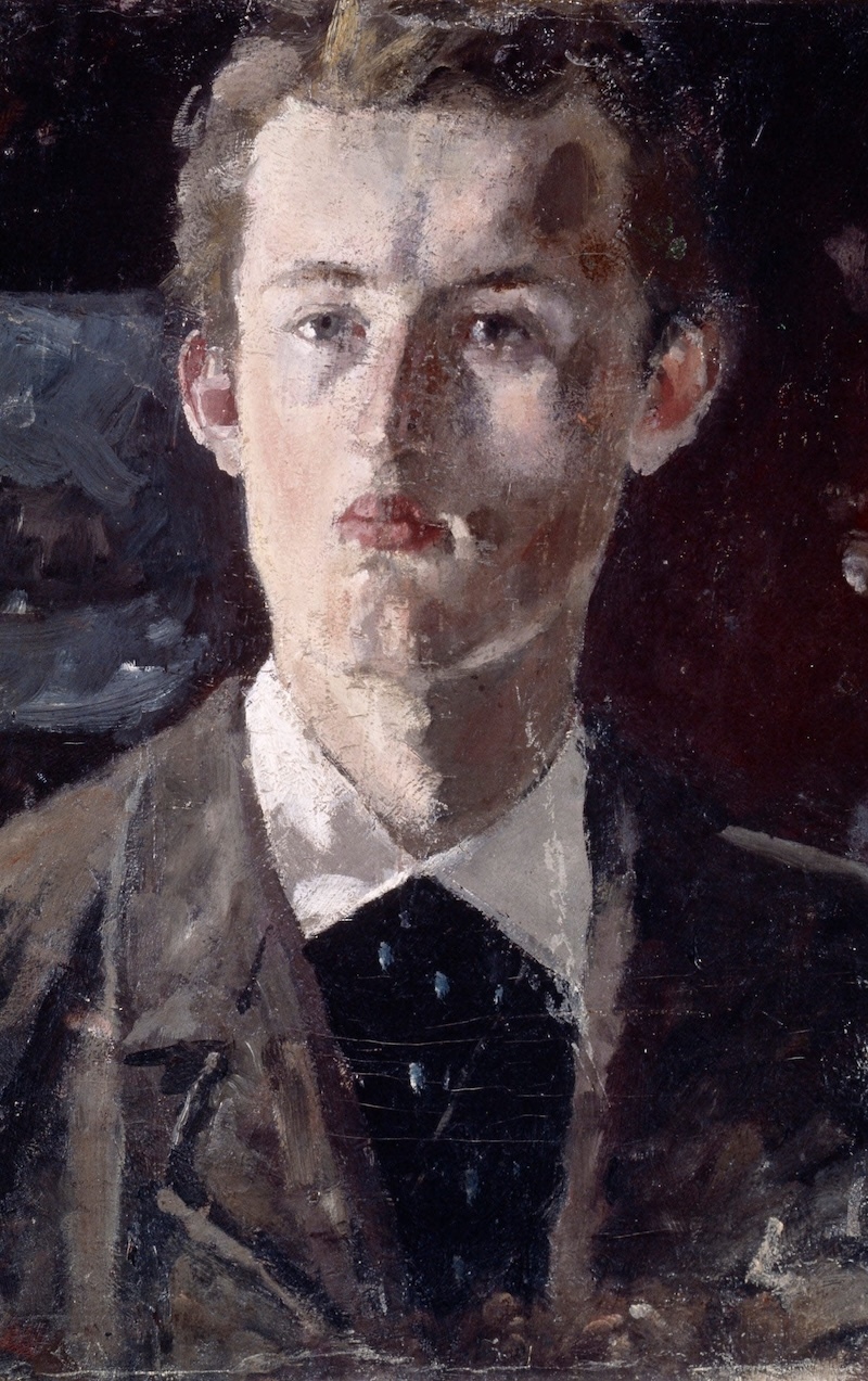 蒙克，《自画像》，1882–1883年