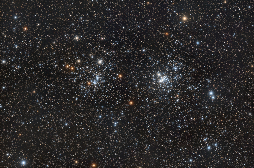 英仙座中的双星团