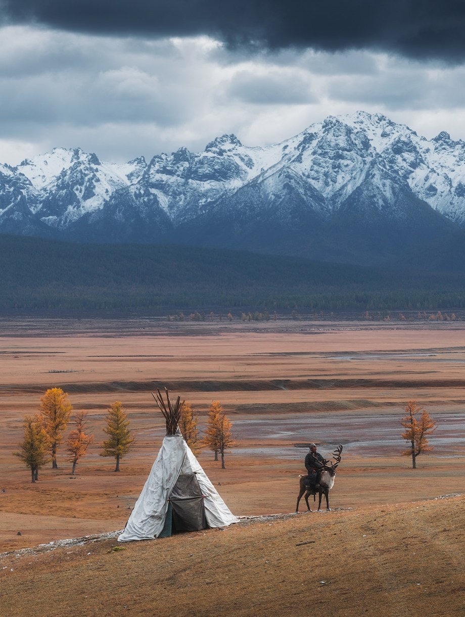 蒙古北部的驯鹿部落 摄影师Daniel Kordan