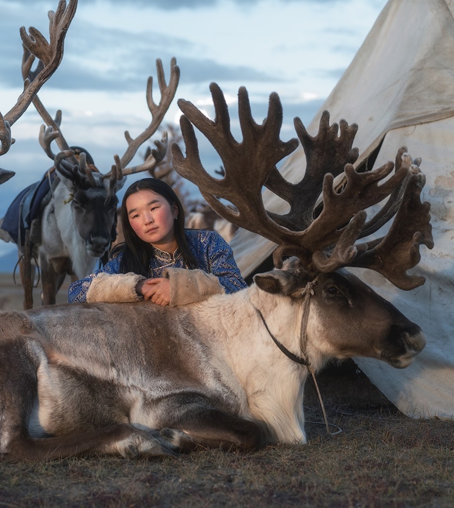 蒙古北部的驯鹿部落 摄影师Daniel Kordan