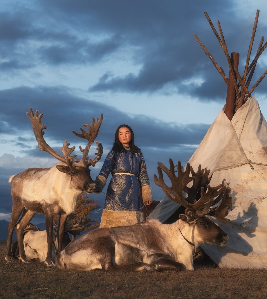 蒙古北部的驯鹿部落 摄影师Daniel Kordan