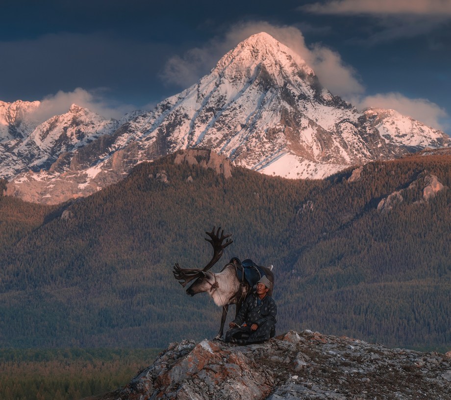 蒙古北部的驯鹿部落 摄影师Daniel Kordan