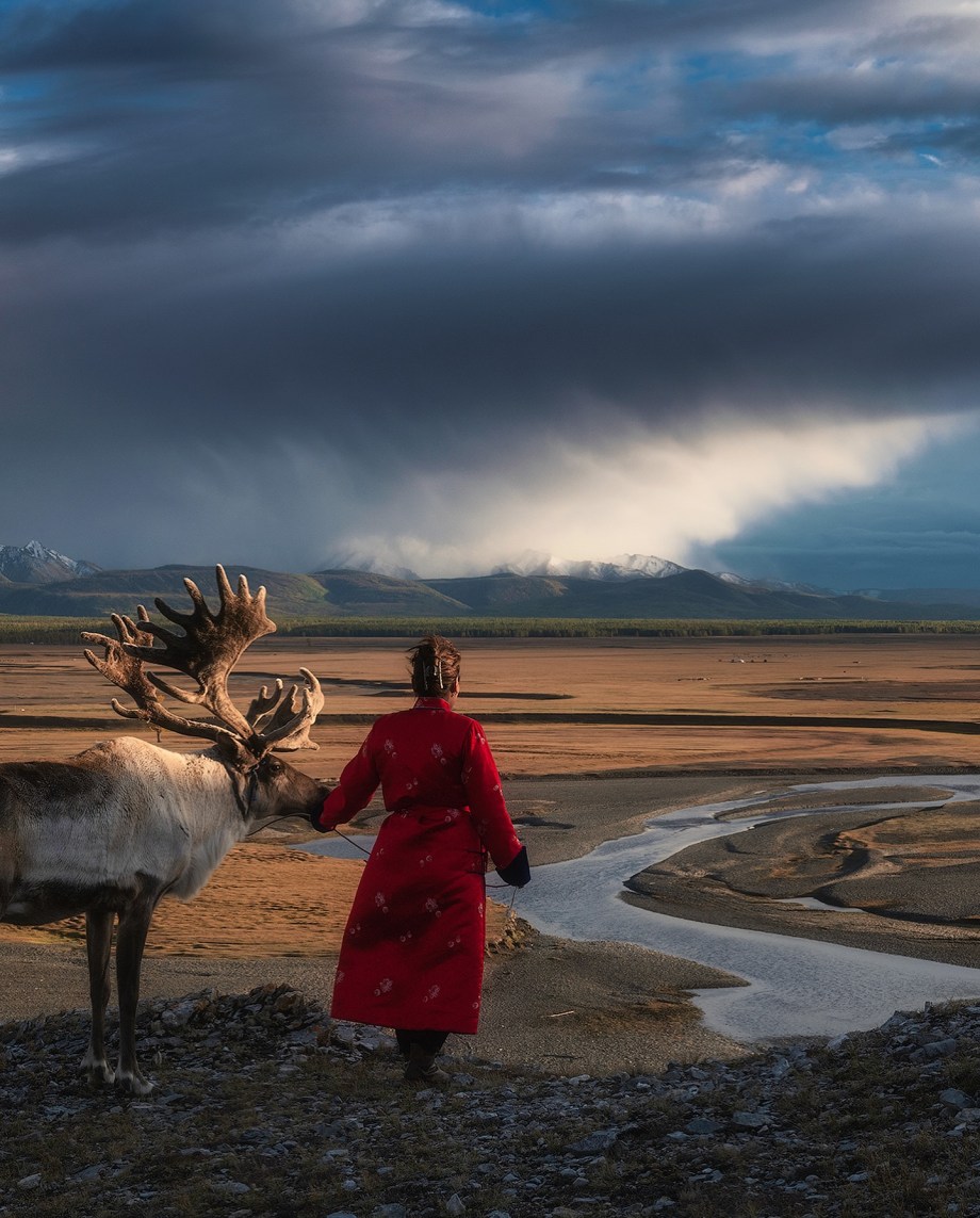 蒙古北部的驯鹿部落 摄影师Daniel Kordan
