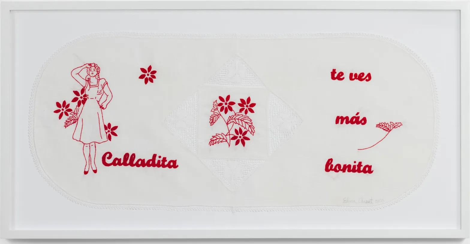 Translation: “You look prettier when you’re quiet.“