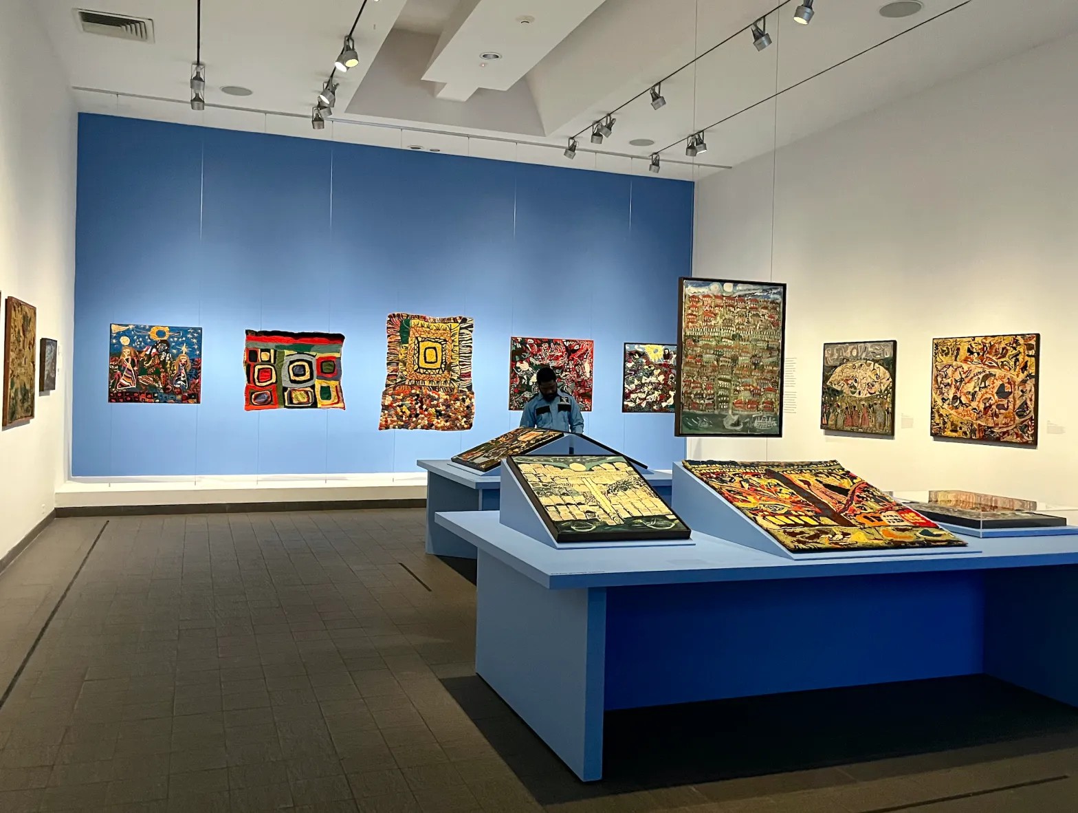 Installation view of Madalena Santos Reinbolt: A Head Full of Planets at the American Folk Art Museum，New York