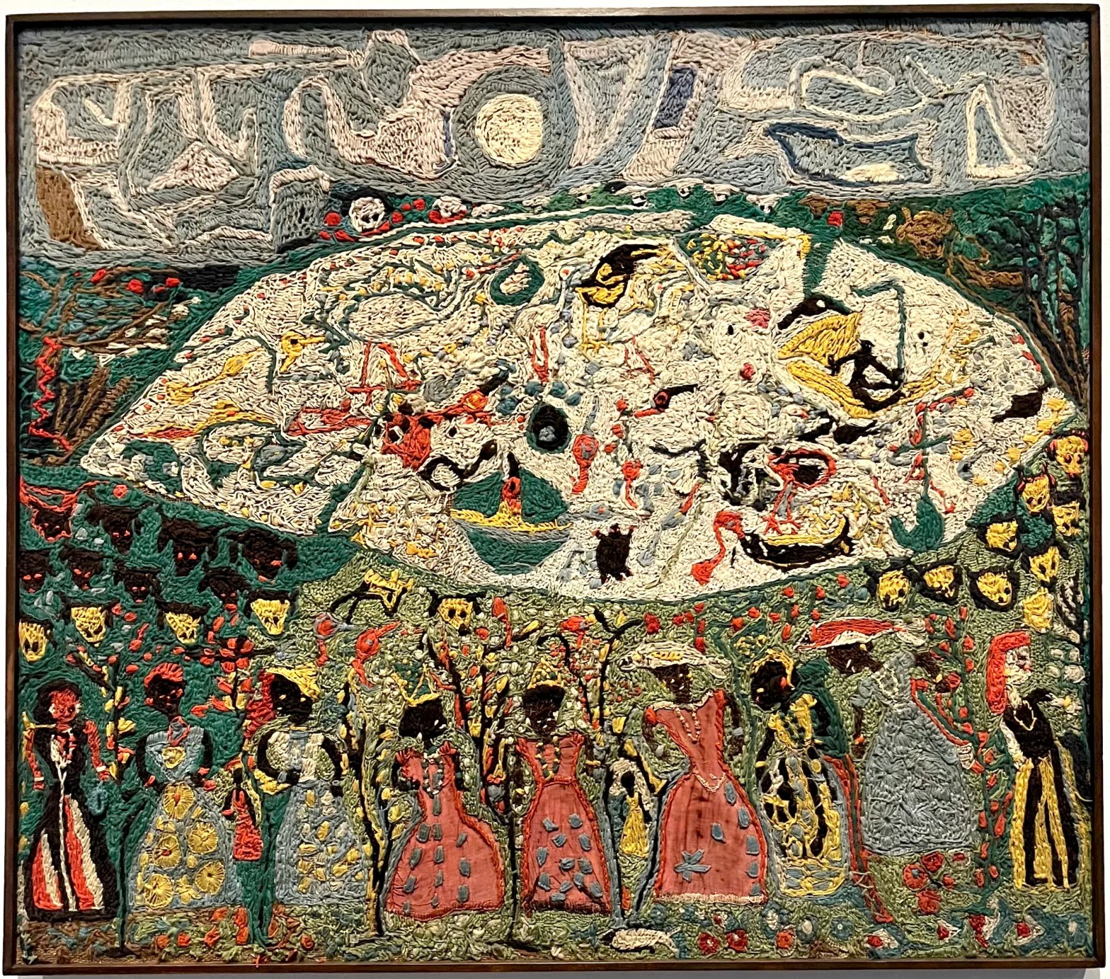 Madalena Santos Reinbolt，“Untitled” (1962–67)，acrylic wool on burlap