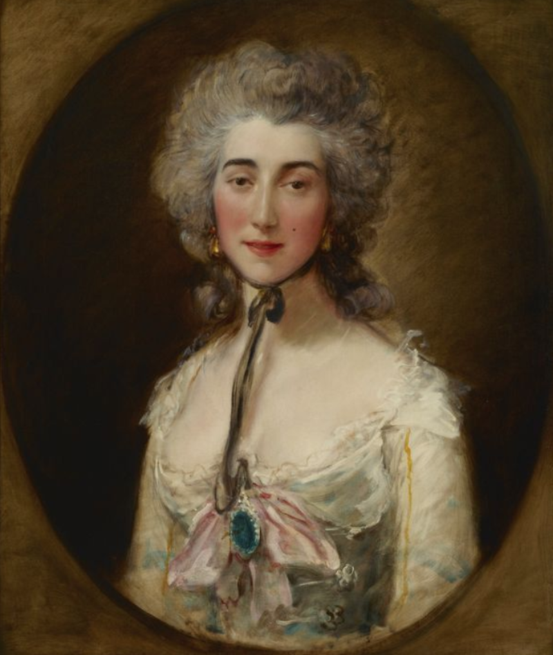 庚斯博罗笔下的格蕾丝·达尔林普尔·埃利奥特