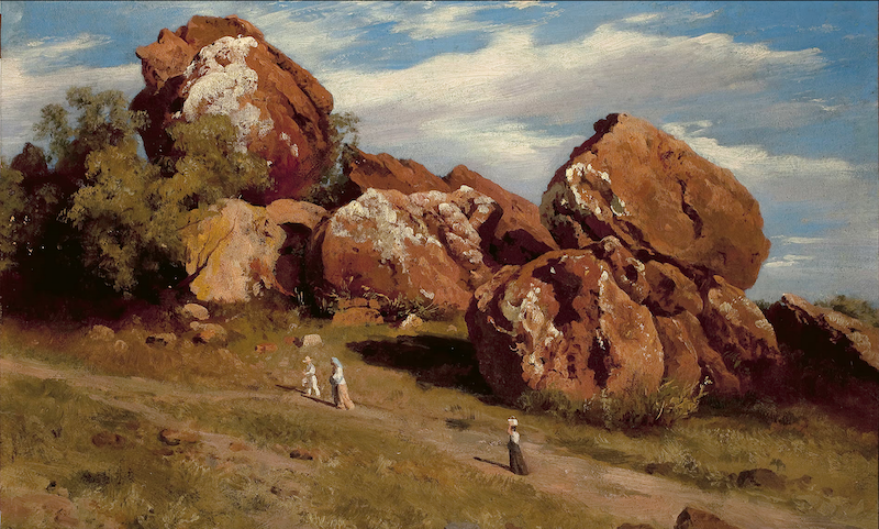 何塞·玛丽亚·贝拉斯科《阿特萨科阿尔科山上的岩石》