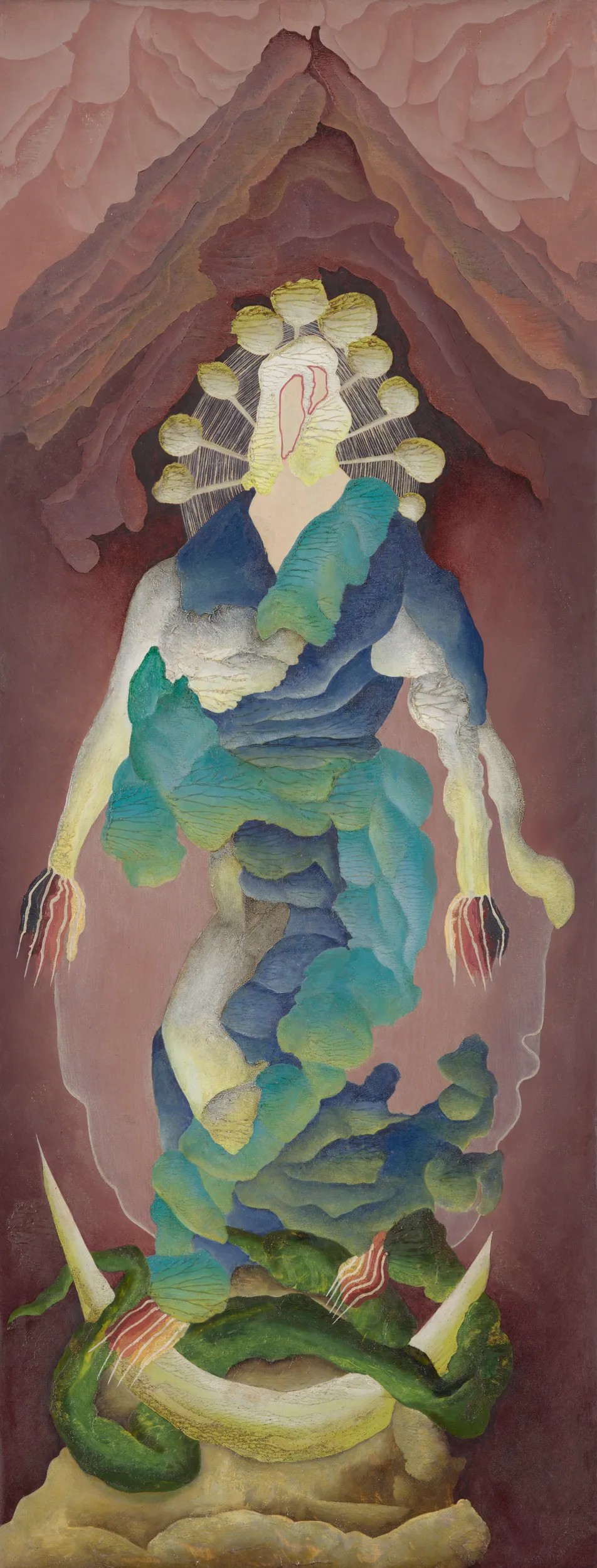 Ithell Colquhoun，“Attributes of the Moon” (1947) (© Tate; photo by Matt Greenwood)