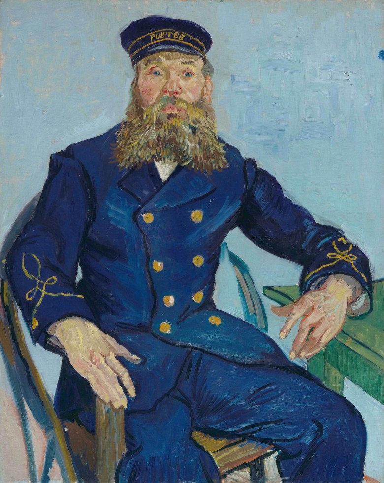 Vincent van Gogh，“Postman Joseph Roulin” (1888) (© Museum of Fine Arts，Boston)