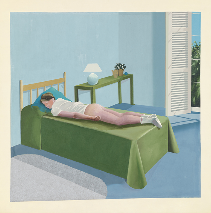 霍克尼，《塔扎纳的房间》，1967年