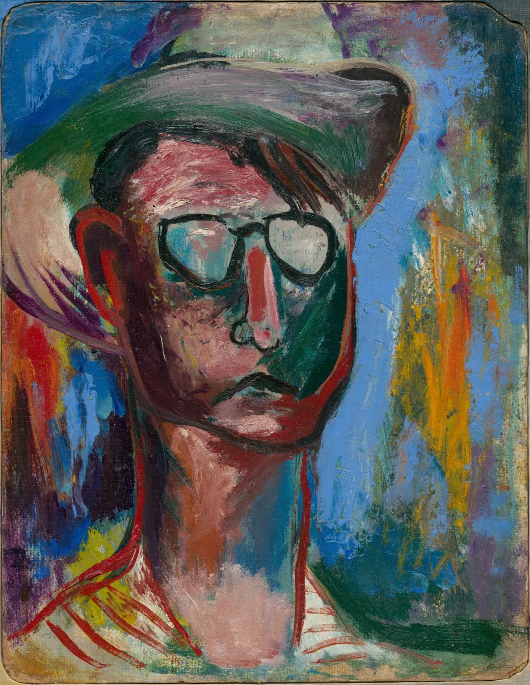 《自画像》 1942—1944年 40.6×31cm 木板油彩