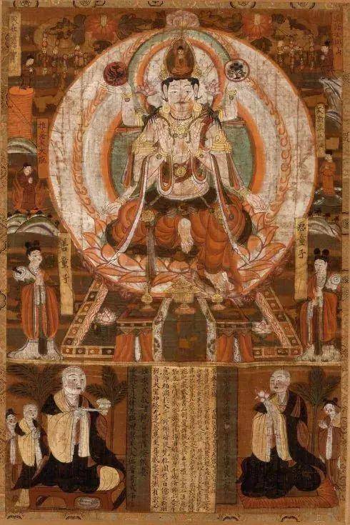 严金清所获敦煌绢画北宋观音像