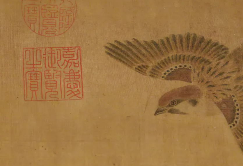 宋 崔白 寒雀图卷（局部）